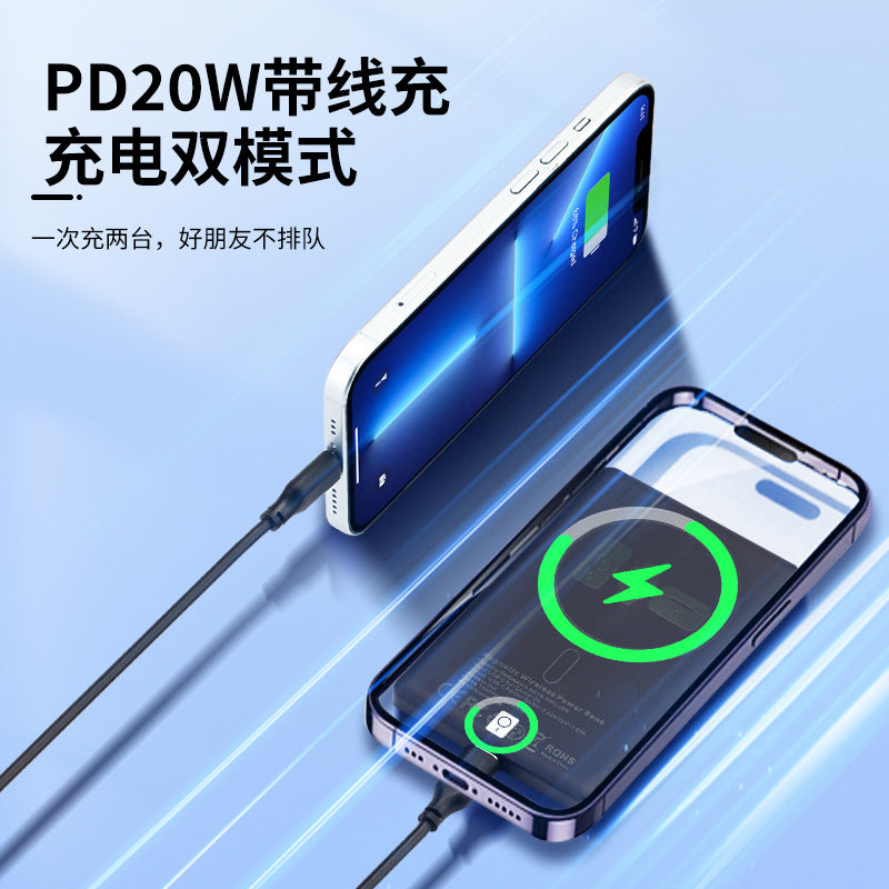 In stock | Ultra-thin 3-in-1 Wireless Power Bank for Phone, Watch & Earbuds MagSafe