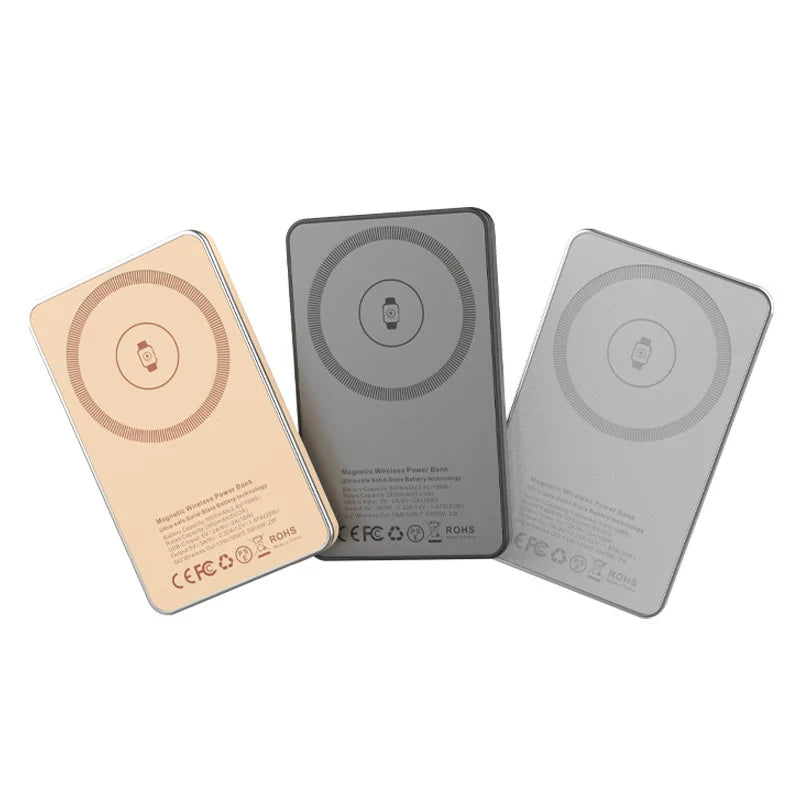 In stock | Qi2 3-in-1 Magnetic Wireless Power Bank 5000mAh for Apple Fast Charge