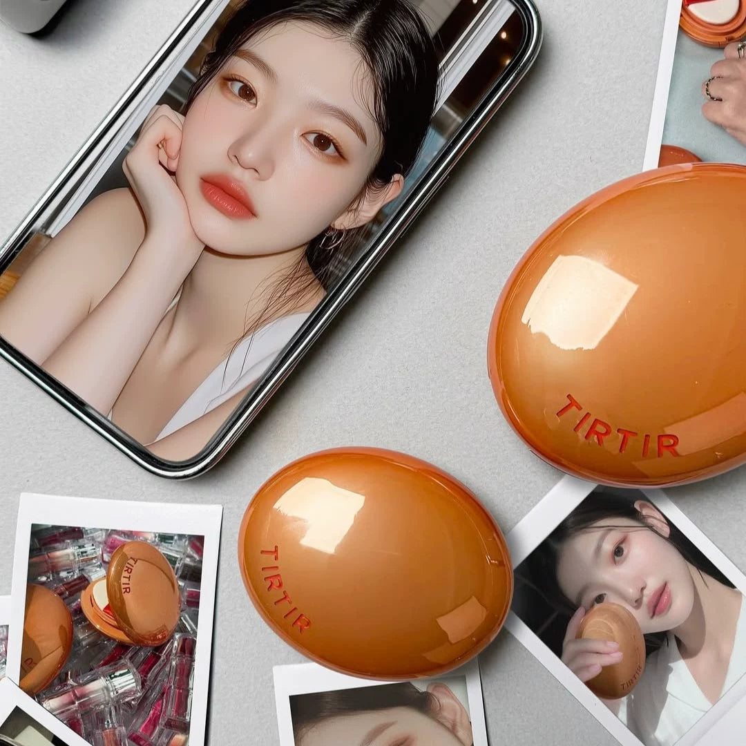 韩国Tirtir无暇气垫柔焦半哑光轻薄控油持久遮瑕美白不脱妆正品