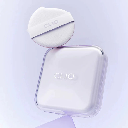 韩国Clio珂莱欧紫色柔雾气垫粉底清爽持久遮瑕提亮细腻防晒正品