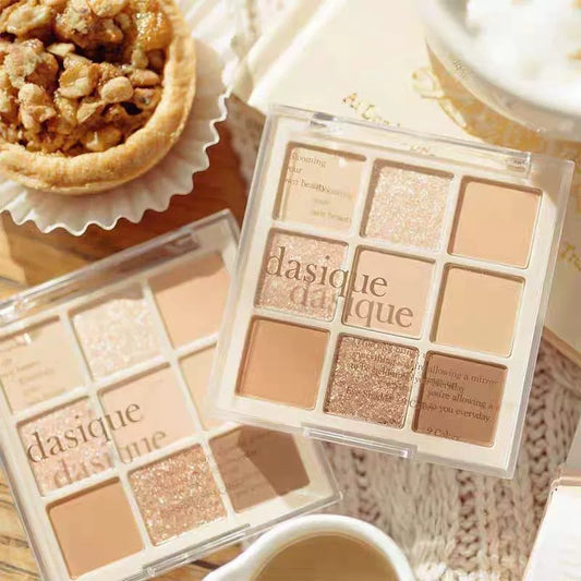 韩国Dasique代曦可九色眼影盘珠光哑光持久不飞粉日常百搭07正品
