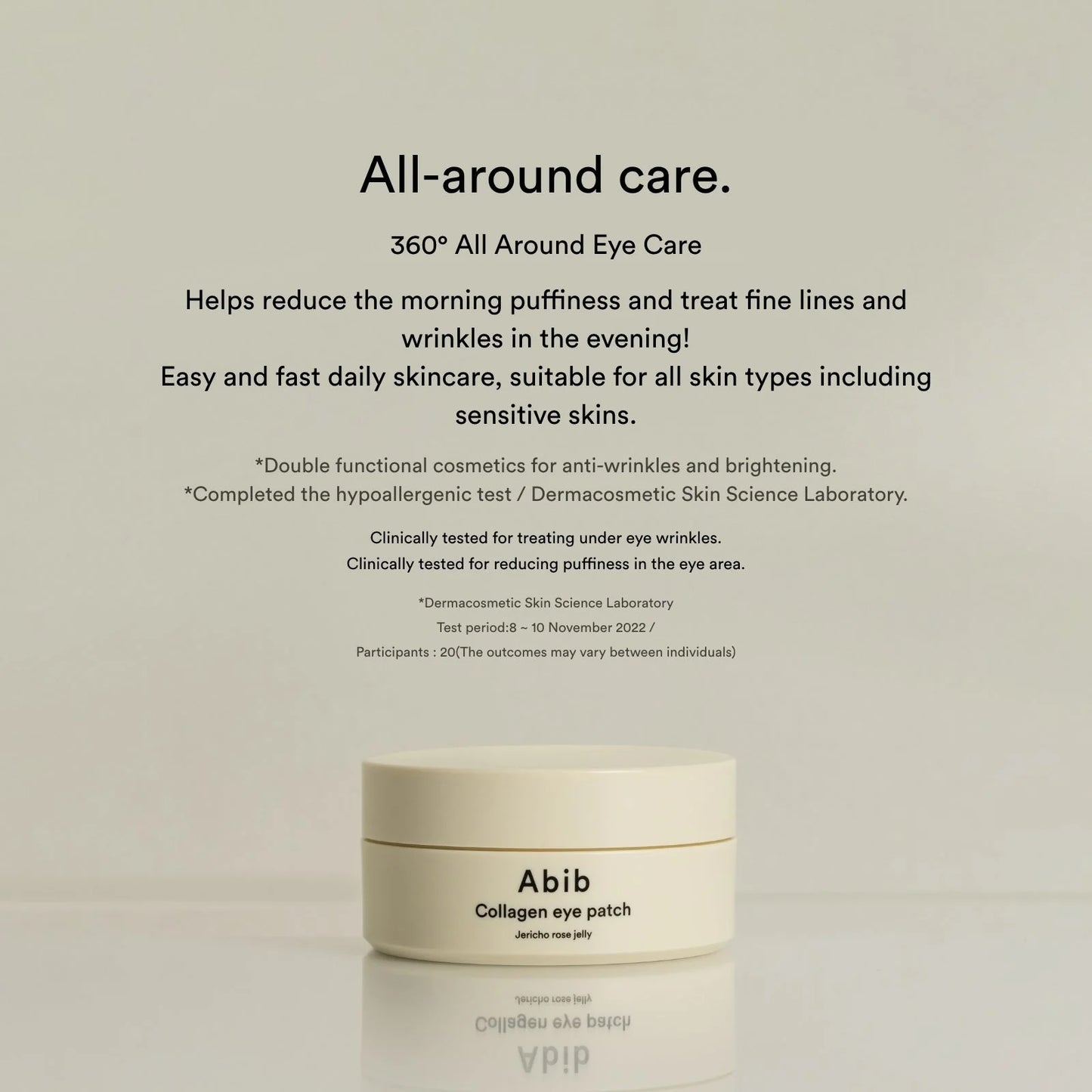 現貨|ABIB 復活草膠原蛋白眼膜 Collagen Eye Patch Jericho Rose Jelly 60pads