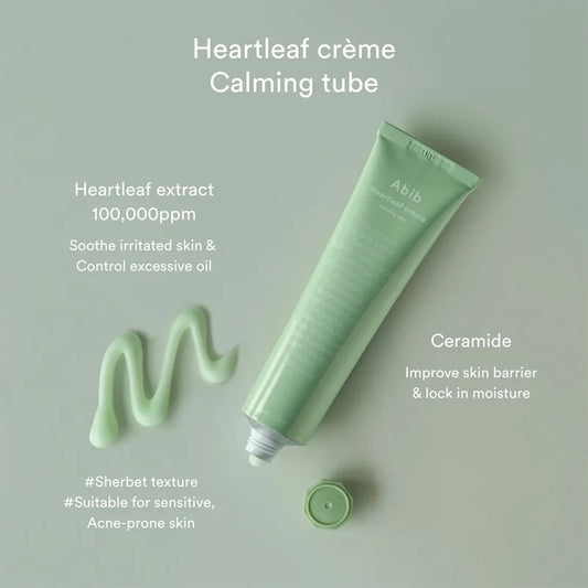 現貨|ABIB 魚腥草舒緩抗痘面霜 Heartleaf creme Calming Tube 75ml