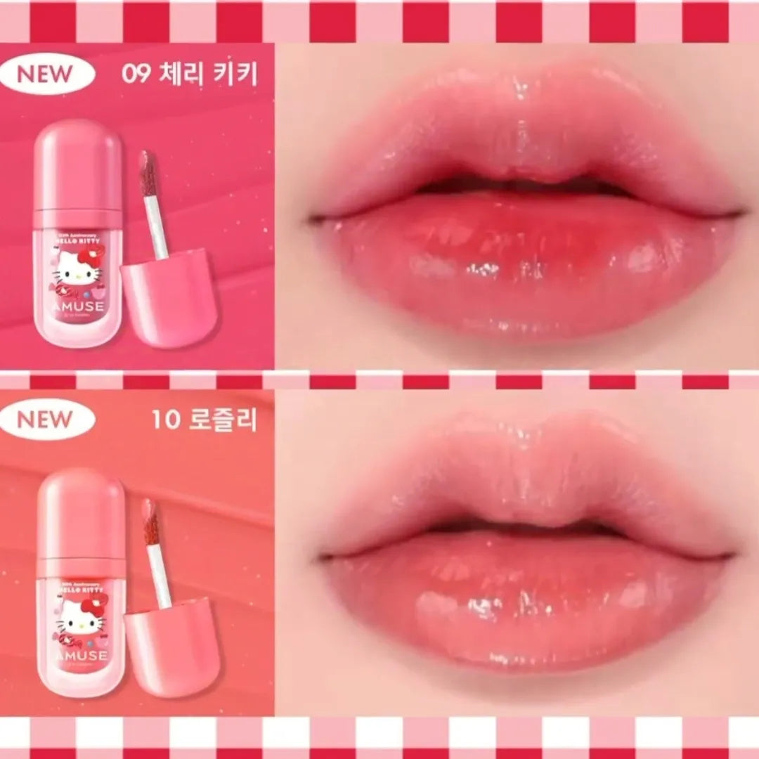 現貨|Amuse x Hello Kitty Bebe Tint 豐盈水光唇釉 連Hello Kitty唇釉/戒指環