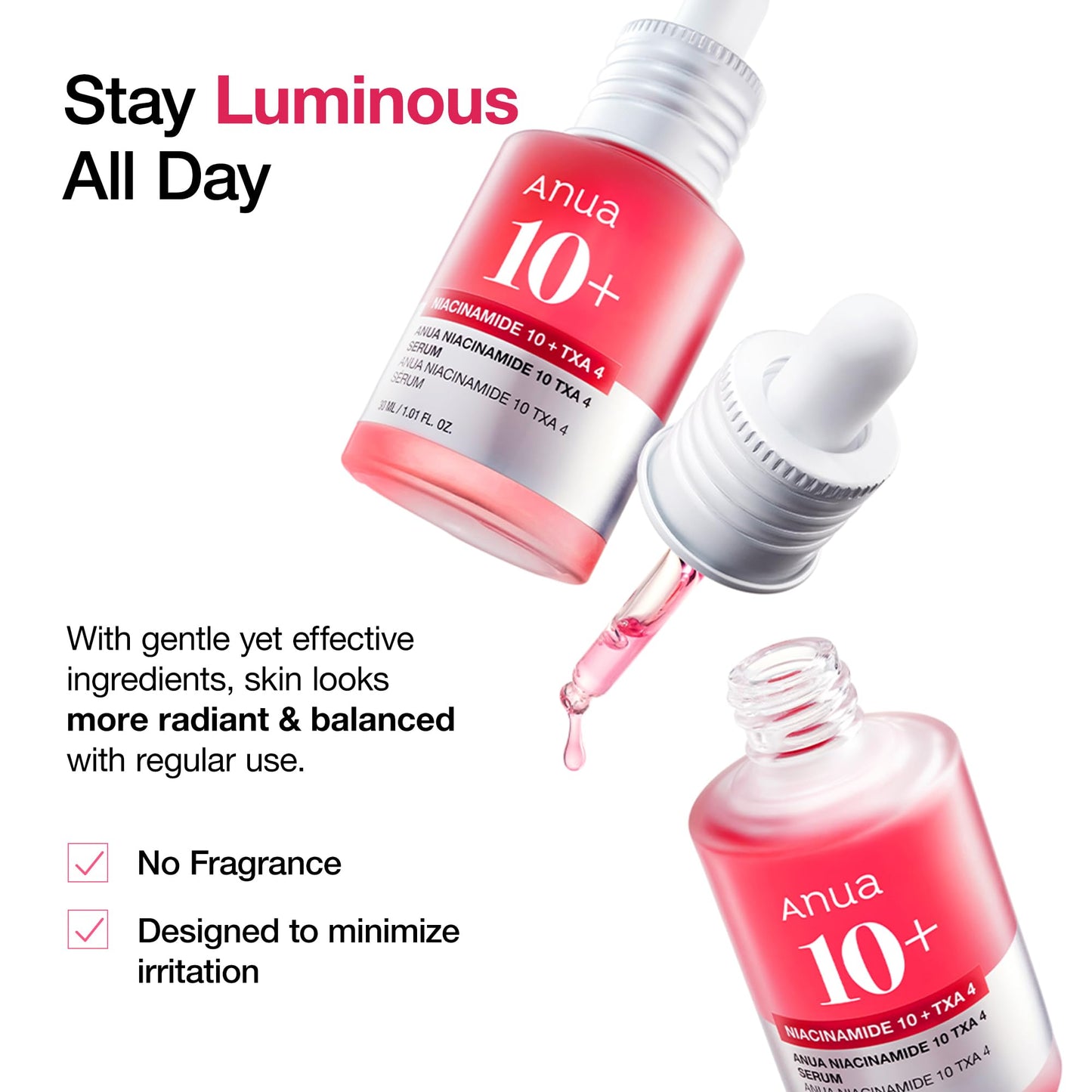 In stock|ANUA Niacinamide 10% +TXA 4% Dark Spot Correcting Serum 30ml