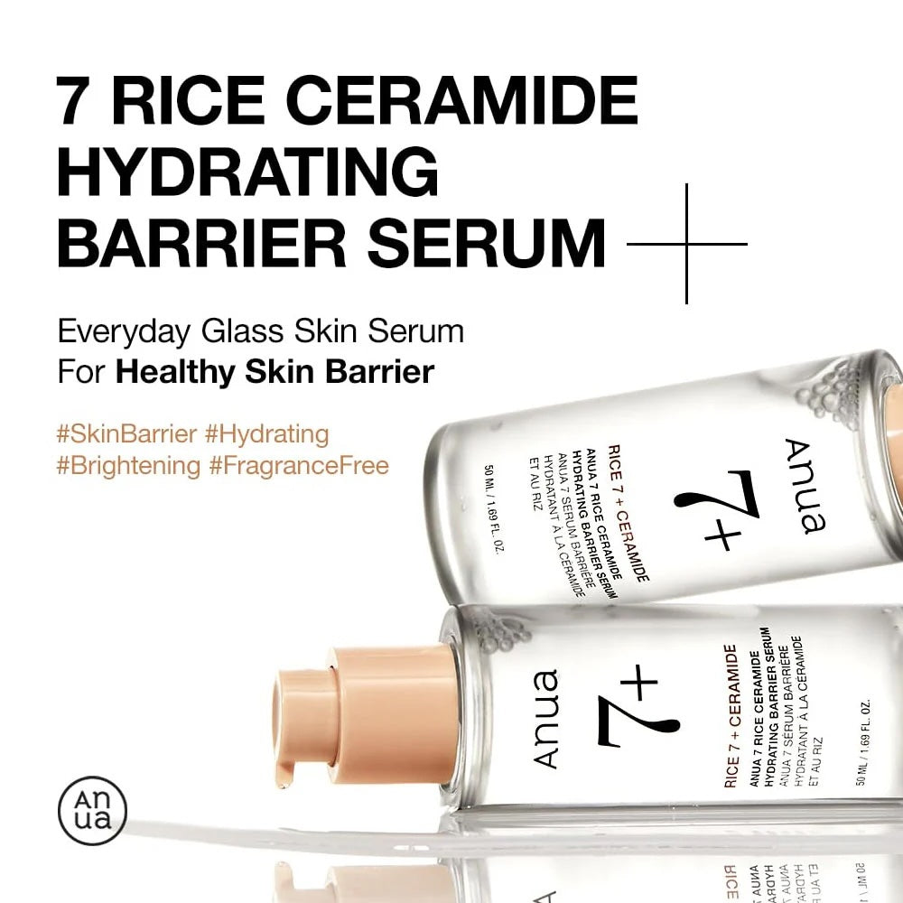 In stock|ANUA 7 Rice Ceramide Hydrating Barrier Serum 50ml