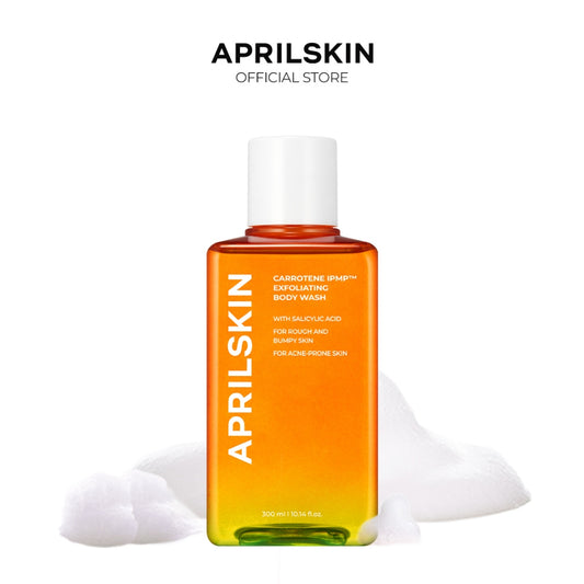 現貨|April Skin Carrotene IPMP Exfoliating Body Wash 胡蘿蔔IPMP祛背痘去角質嫩膚沐浴乳300ml