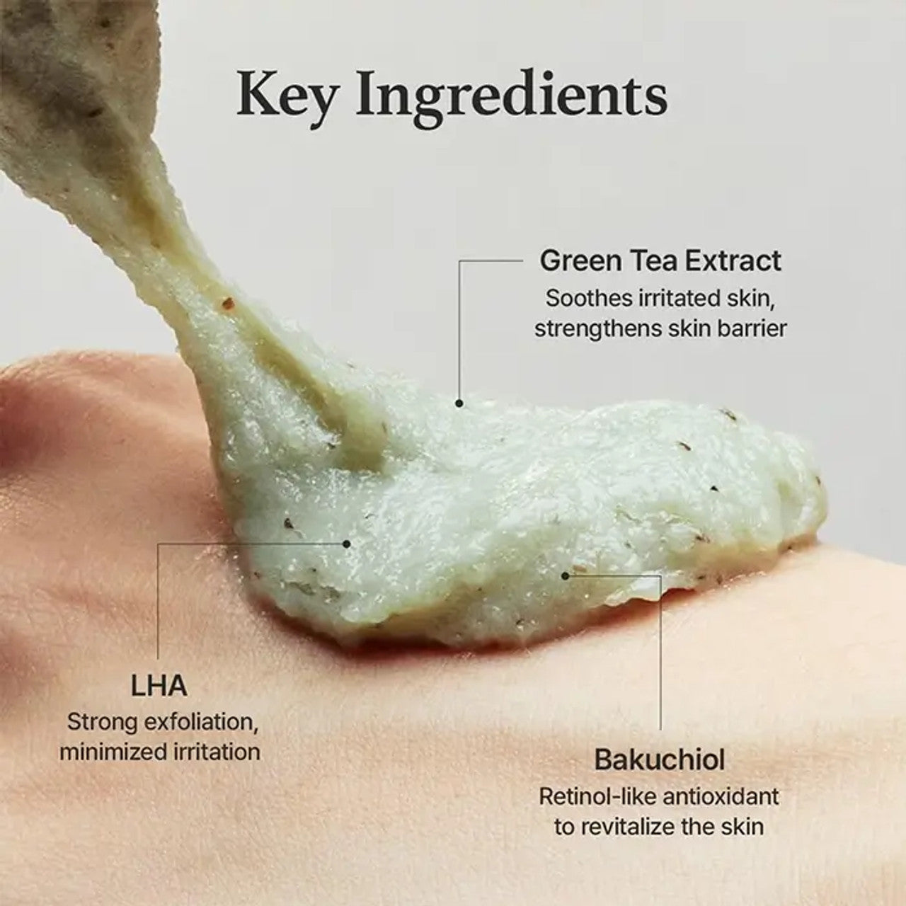 In stock|Arencia Fresh Green Tea + LHA Deep Pore Rice Cake Cleanser 150g Green Tea LHA Deep Pore Cleanser 150g