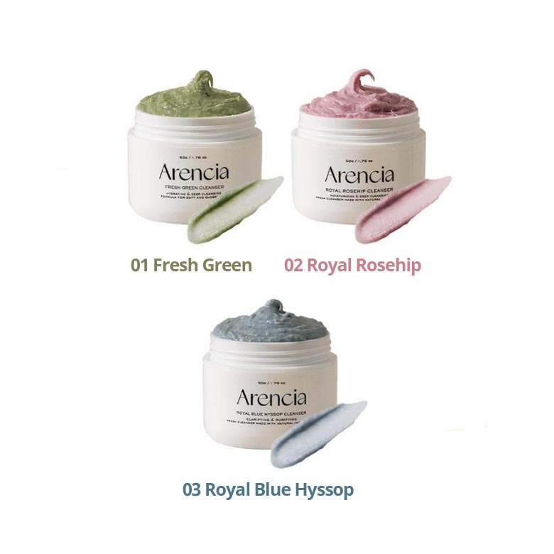 In stock|Arencia Fresh Green Cleanser 120g Fresh Green Tea Blackhead Remover Cleanser 120g