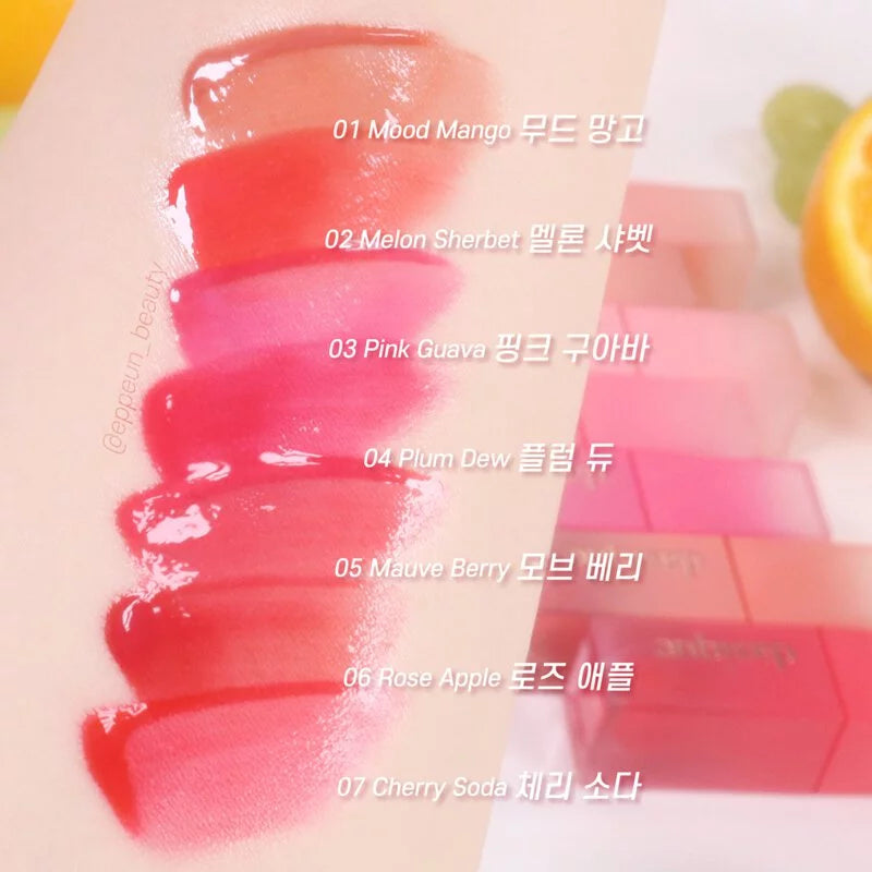 現貨|Dasique Juicy Dewy Tint 透色水潤果汁亮面唇釉