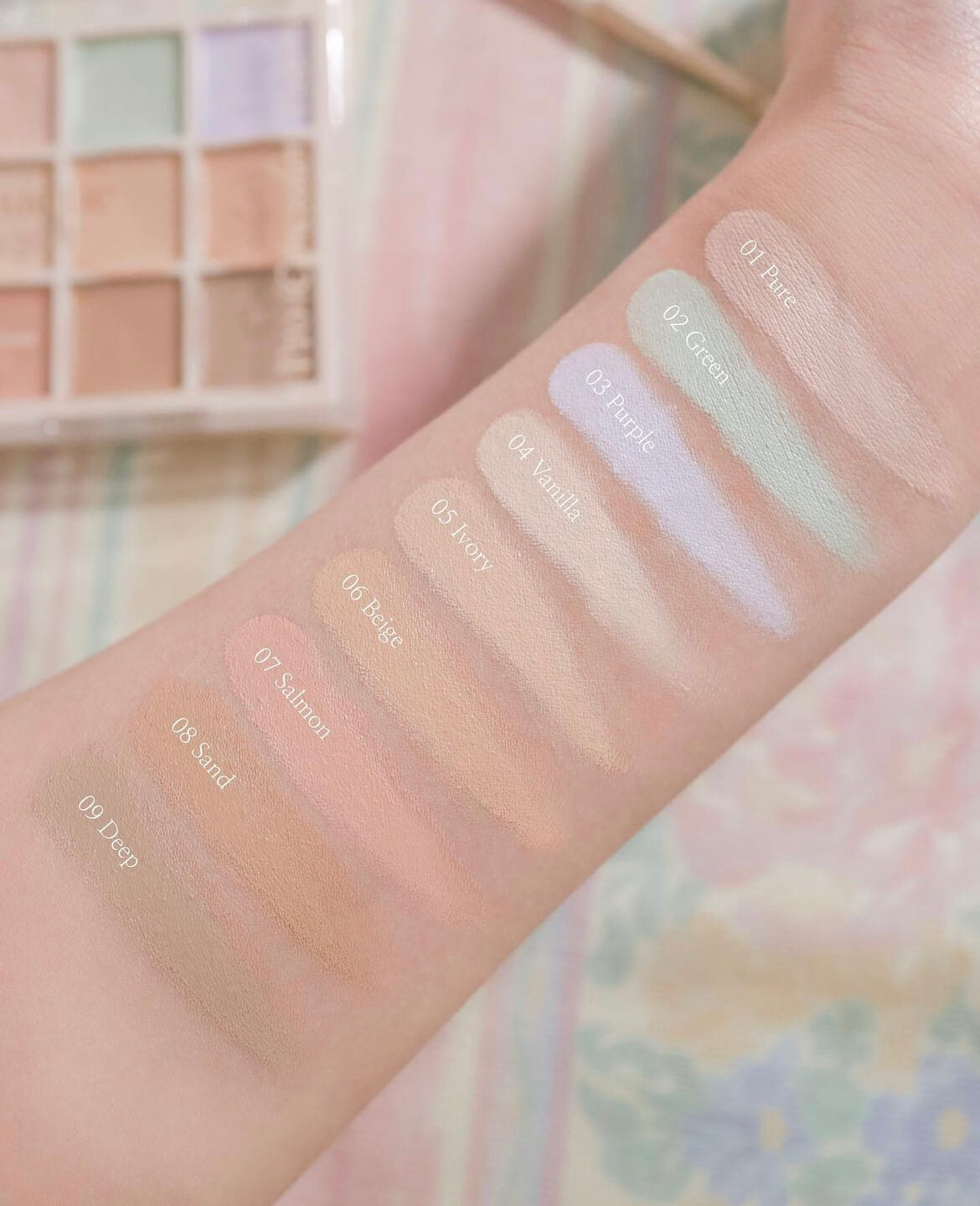 現貨|DASIQUE 9色多功能遮瑕盤 Pro Concealer Palette - 01 Cover/02 Medium Cover