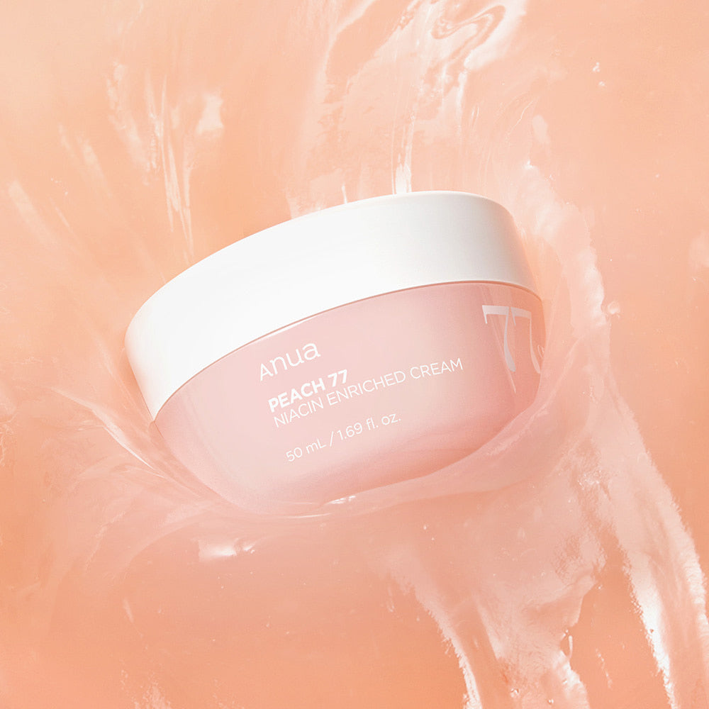 In stock|Anua Peach 77% Niacin Enriched Cream Brightens and Rejuvenates Skin Peach Blossom Moisturizing Gel Cream – 50ml