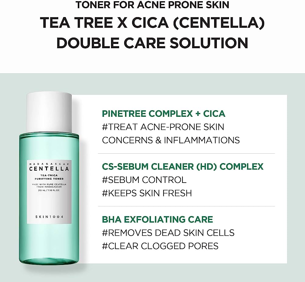 現貨|SKIN1004 積雪草茶樹控油消炎調理爽膚水 Madagascar Centella Teatrica Purifying Toner 210ml