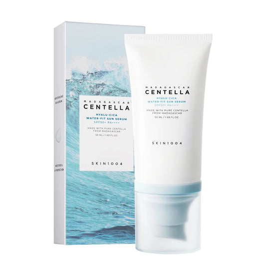 現貨|SKIN1004 積雪草玻尿酸水感防曬精華 SPF50 PA++++ Madagascar Centella Hyalu-Cica Water-Fit Sun Serum 50ml
