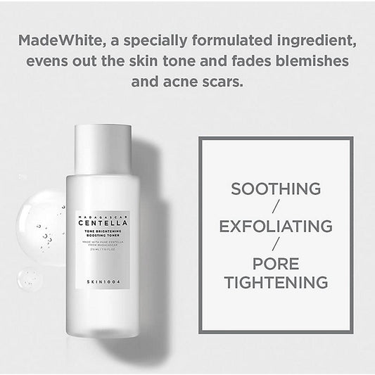 現貨|SKIN1004 馬達加斯積雪草美白收毛孔爽膚水 Madagascar Centella Tone Brightening Boosting Toner 210ml