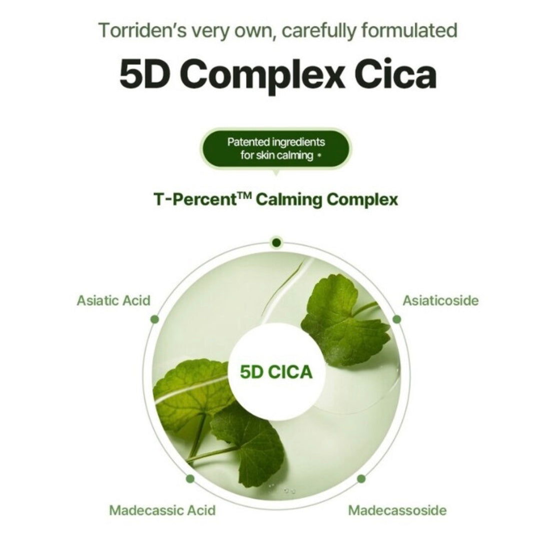 In stock|Torriden 💚 Balanceful Cica Serum Centella Asiatica Moisturizing Calming Essence – 50ml