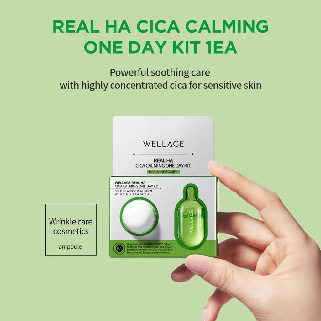 In stock | Wellage Real Ha Cica Calming One Day Kit