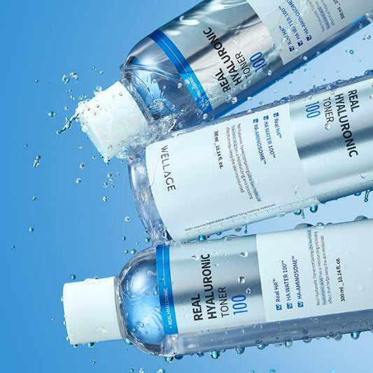 現貨|Wellage 藍色玻尿酸100爽膚水 Real Hyaluronic Toner 100 200ml