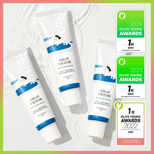 In stock | Round Lab Birch Juice Moisturizing Sun Cream SPF 50+ PA++++ 50ml White birch moisturizing and warming sunscreen
