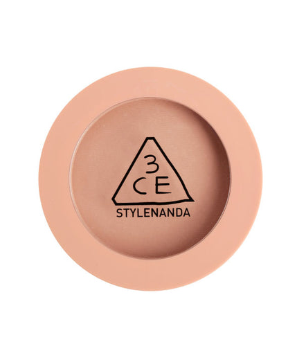 現貨｜3CE Mood Recipe Face Blush 柔霧單色胭脂 - Nude Peach 奶茶裸桃色