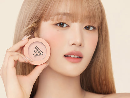 現貨｜3CE Mood Recipe Face Blush 柔霧單色胭脂 - Nude Peach 奶茶裸桃色