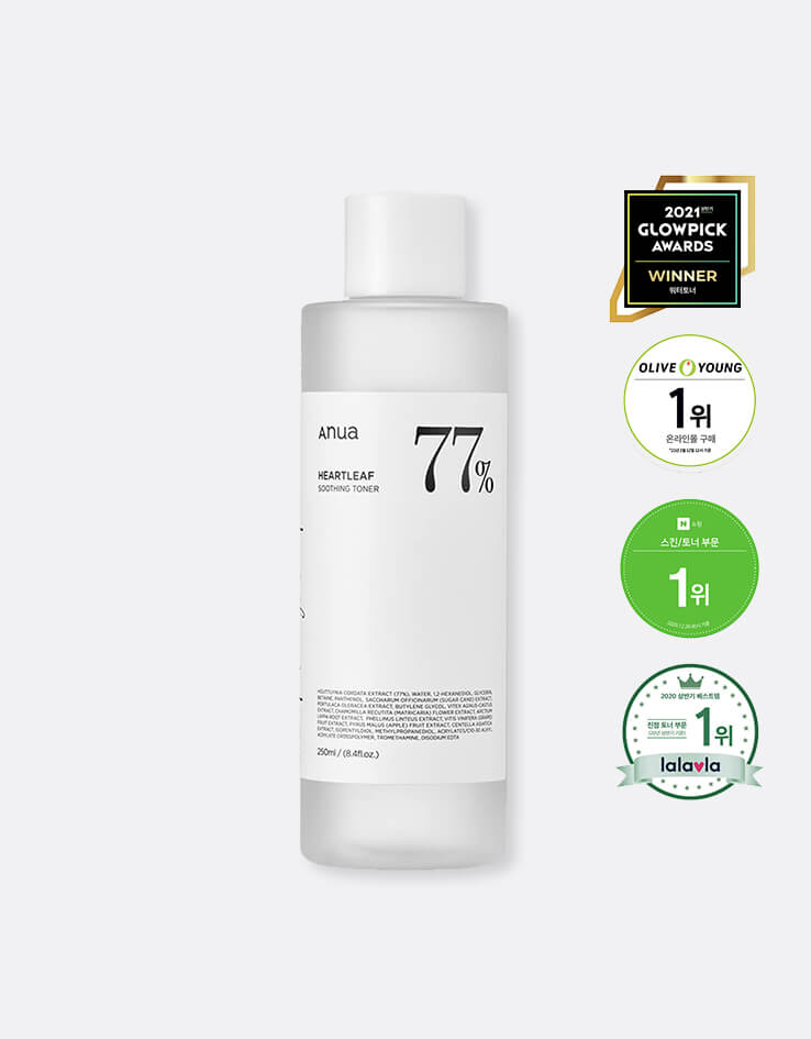 In stock｜ANUA Heartleaf 77% Soothing Toner 250ml/500ml 