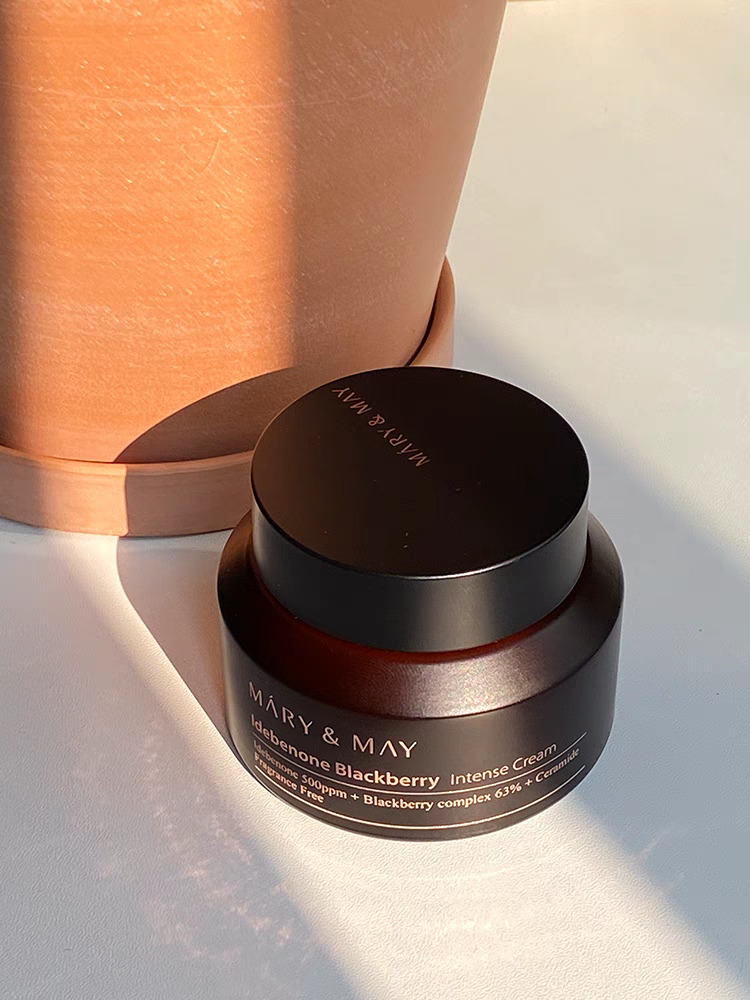 韩国Marynmay媄茵雅艾地苯黑莓保湿面霜滋润紧致抗衰老70g正品