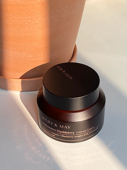 韩国Marynmay媄茵雅艾地苯黑莓保湿面霜滋润紧致抗衰老70g正品