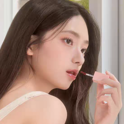 韩国DASIQUE代曦可玫瑰奶茶唇釉镜面玻璃水光持久滋润不掉色正品