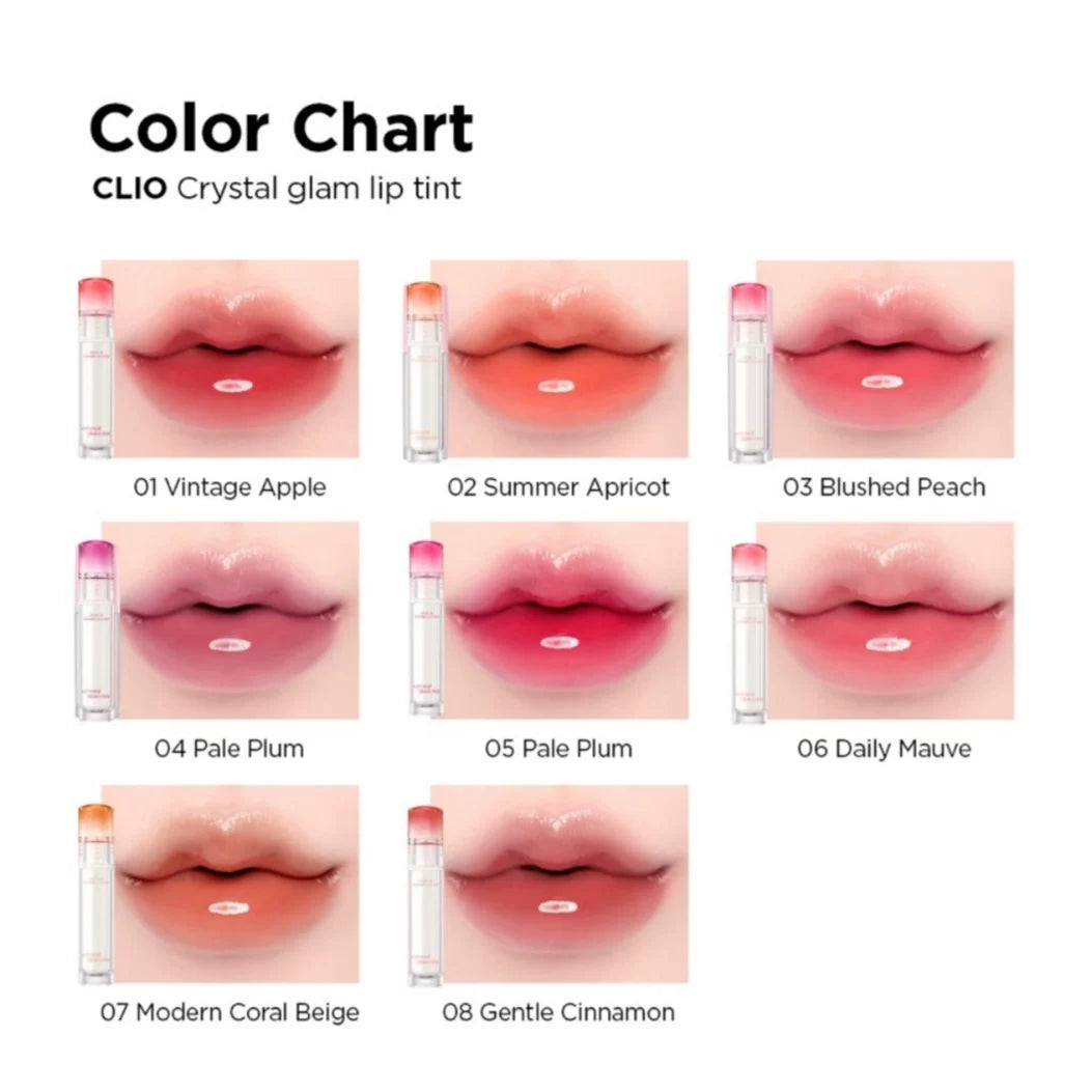韩国Clio珂莱欧安宥真同款水晶透亮水光唇釉持久保湿甜美高级正品