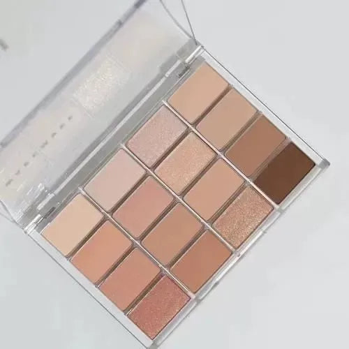 韩国Wakemake唯可魅16色格子眼影盘珠光哑光持久大地消肿显色正品