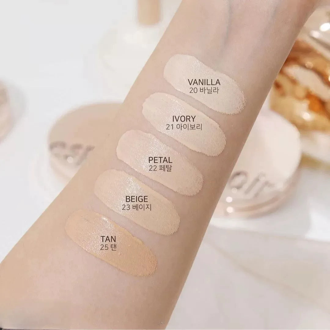 韩国Espoir艾丝珀金盖气垫轻薄哑光持久遮瑕水润不脱妆奶油肌正品