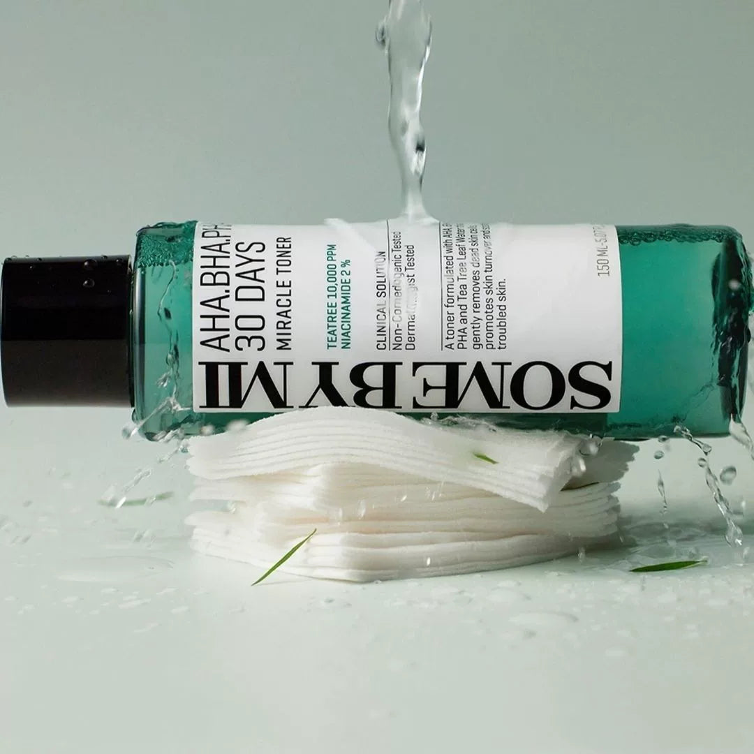 韩国SOMEBYMI莎柏蜜水杨酸茶树爽肤水控油保湿祛痘修复150ml正品