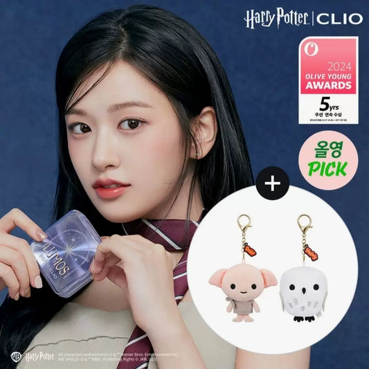 韩国Clio新品哈利波特无暇气垫轻薄持久遮瑕美白水光不脱妆正品