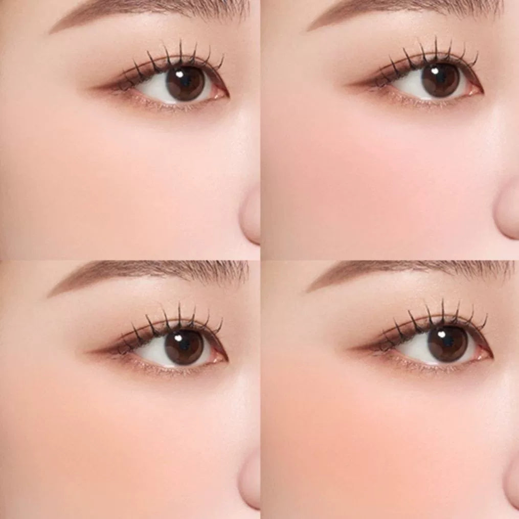 韩国Dasique代曦可小熊系列四色腮红盘土豆泥奶杏盘唇颊两用正品