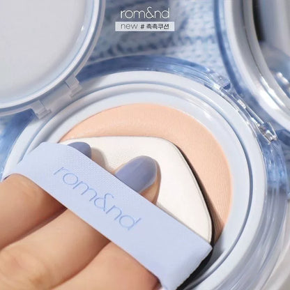 韩国Romand氧气玻尿酸水润气垫轻薄持久遮瑕保湿不卡粉提亮正品