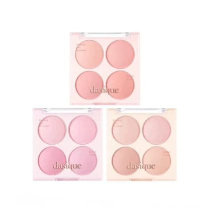 韩国Dasique代曦可冰淇淋系列四色腮红盘自然哑光蜜桃膨胀色正品