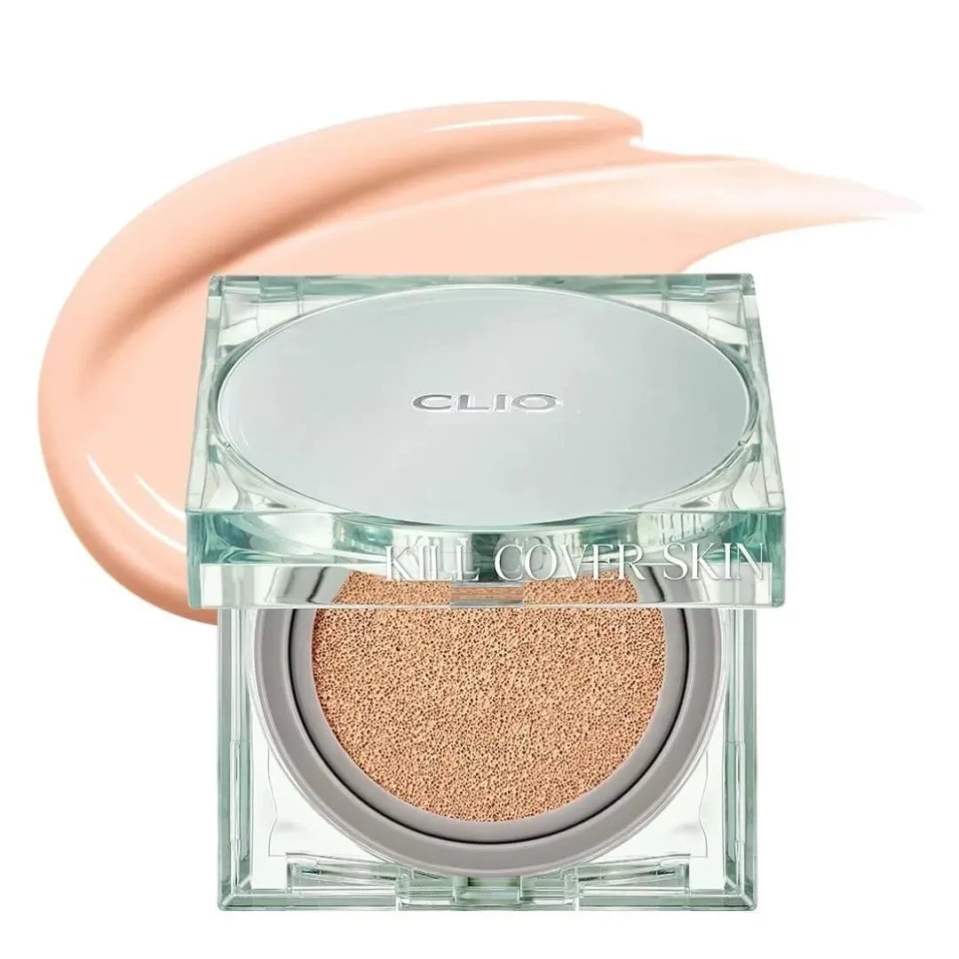 現貨｜CLIO 柔和啞光超持久定妝氣墊粉底 (連Refill) Kill Cover Skin Fixer Cushion SPF50+ PA+++