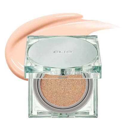 現貨｜CLIO 柔和啞光超持久定妝氣墊粉底 (連Refill) Kill Cover Skin Fixer Cushion SPF50+ PA+++