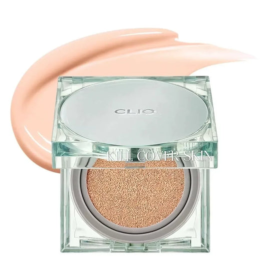 現貨｜CLIO 柔和啞光超持久定妝氣墊粉底 (連Refill) Kill Cover Skin Fixer Cushion SPF50+ PA+++