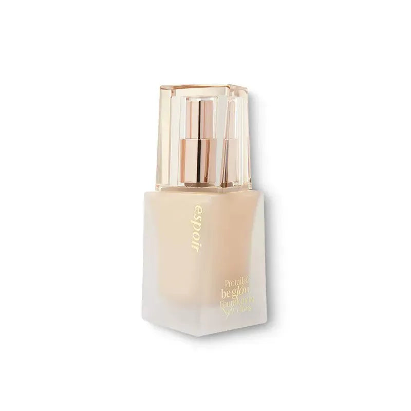 韩国Espoir艾丝珀金盖盈润光彩粉底液水润持久遮瑕提亮奶油肌正品