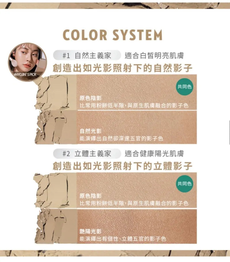 韩国Etude House双色修容阴影粉饼哑光提亮立体鼻影侧影10g正品