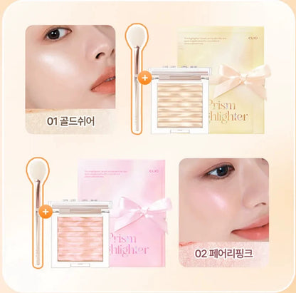 韩国Clio珂莱欧钻石高光提亮立体修容平替生姜香槟粉水光肌正品