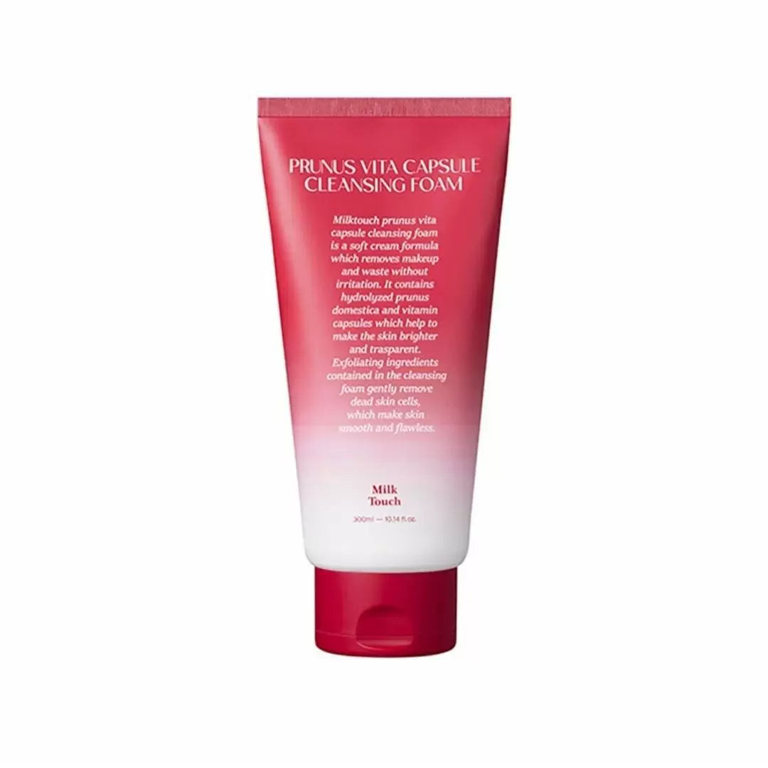 韩国Milktouch西洋李维他命膠囊洗面奶深层清洁收毛孔300ml正品