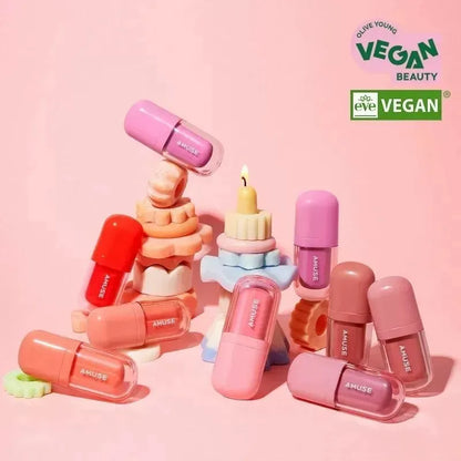 韩国Amuse Bebe张元英同款慕斯水光唇釉水润丰唇唇蜜可爱百搭正品