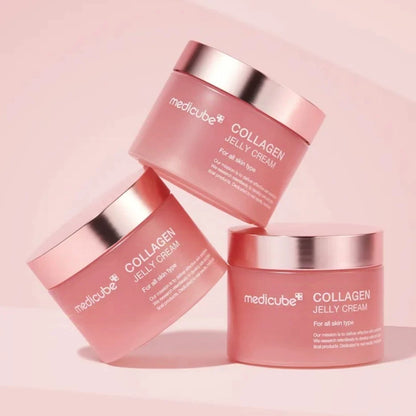 韩国Medicube三重胶原蛋白果冻面霜弹力紧致保湿抗衰老面霜正品