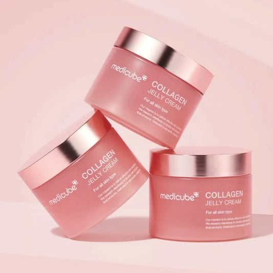 韩国Medicube三重胶原蛋白果冻面霜弹力紧致保湿抗衰老面霜正品