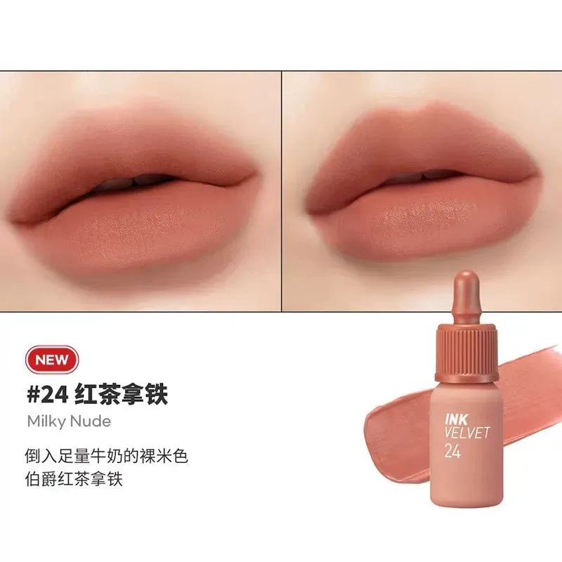 韩国PERIPERA菲丽菲拉空气丝绒唇釉哑光持久易上色显色百搭正品