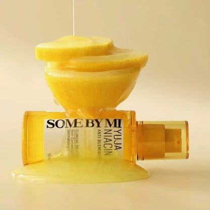 韩国somebymi莎柏蜜烟酰胺柚子亮白精华保湿淡斑抗氧化舒缓正品