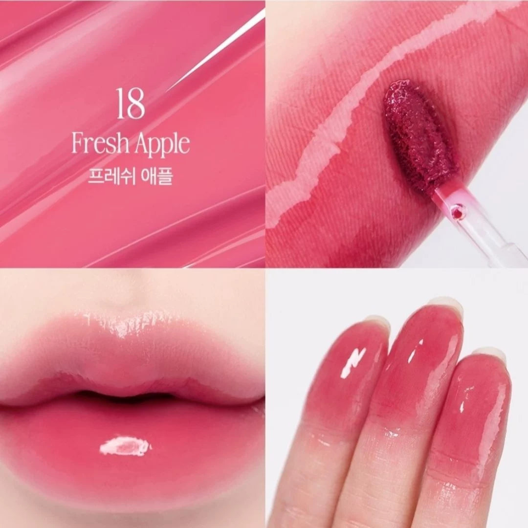 韩国Clio珂莱欧苹果系列水晶唇釉水光镜面持久提升气色玻璃唇正品